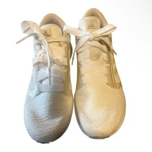 ADIDAS Womens Size 6 White Iridescent
Striped Used In Very Good Condition